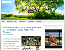 Tablet Screenshot of fairfieldcenter.org